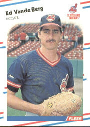 1988 Fleer Baseball Cards      619     Ed VandeBerg